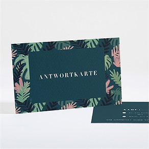 Antwortkarte Hochzeit natur design