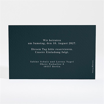 Save The Date Karte Geometrie - Vue 2