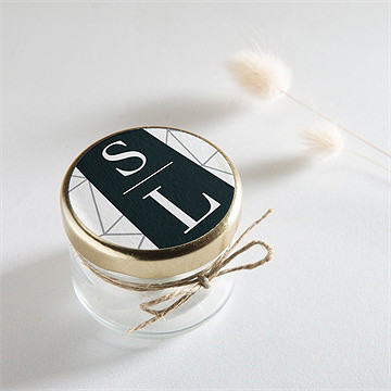 Aufkleber Hochzeit geometrie - Vue 2