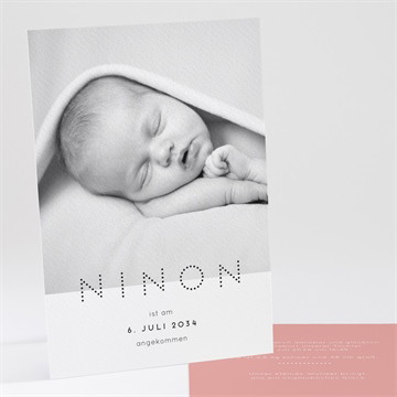 Geburtskarte Ankündigung