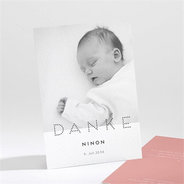 Dankeskarte Geburt ankündigung