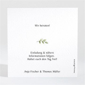 Save the Date Karte power of love - Vue 2