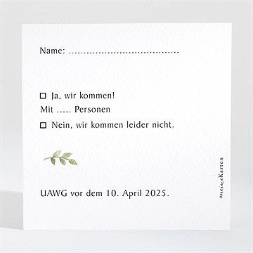 Antwortkarte Hochzeit power of love - Vue 2