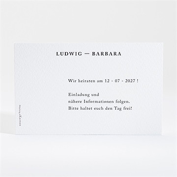 Save The Date Karte Marmor Stil - Vue 2