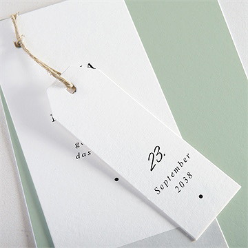 Hochzeitseinladung Mandelgrün - Vue 2