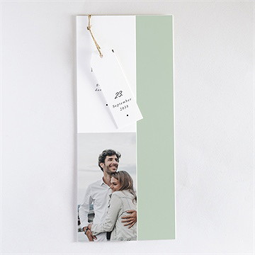 Hochzeitseinladung Mandelgrün - Vue 3