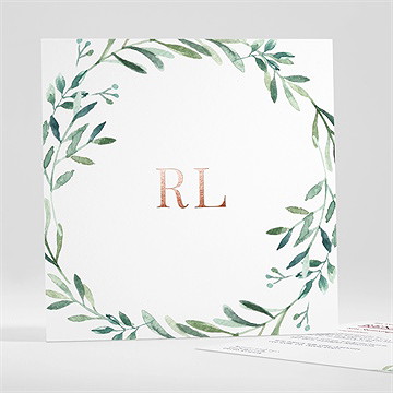 Hochzeitseinladung Schlichte Natur