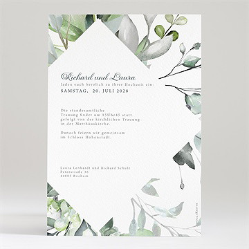 Hochzeitseinladung blumenarrangement - vue 3