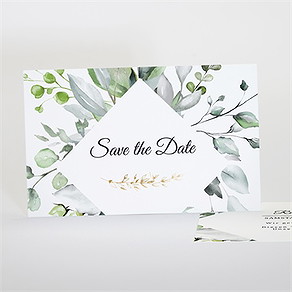 Save the Date Karte explosion