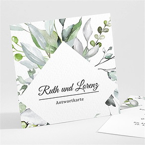 Antwortkarte Hochzeit explosion