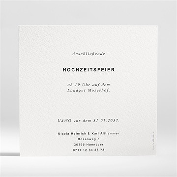 Hochzeitseinladung Pastell Abstrakt - Vue 2