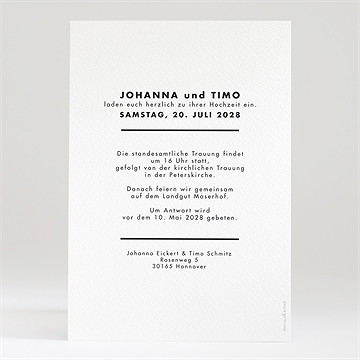 Hochzeitseinladung kastanienzweig - Vue 2