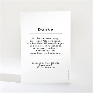 Dankeskarte Hochzeit Kastanienzweig - Vue 2