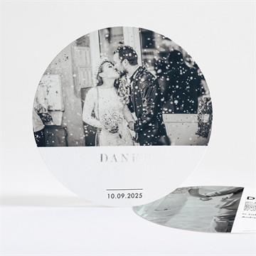 Dankeskarte Hochzeit minimalismus