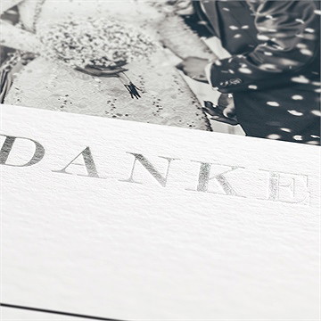 Dankeskarte Hochzeit Minimalismus - Vue 2