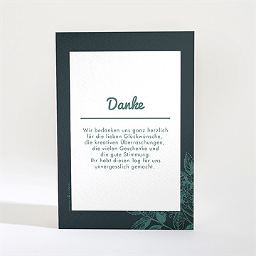 Dankeskarte Hochzeit verwachsen - Vue 2