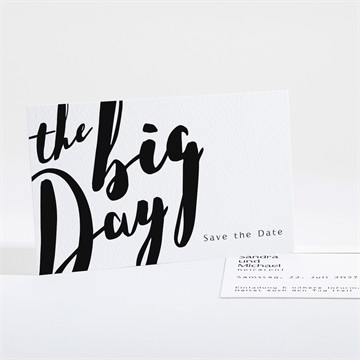 Save the Date Karte Lettering