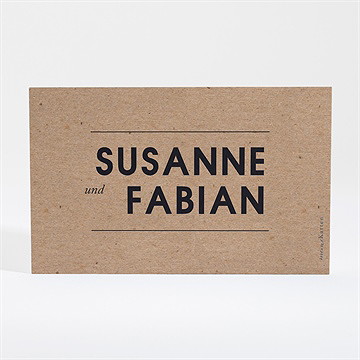 Antwortkarte Hochzeit vintage romance - Sicht 2