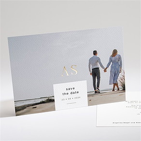Hochzeitseinladung monogramm