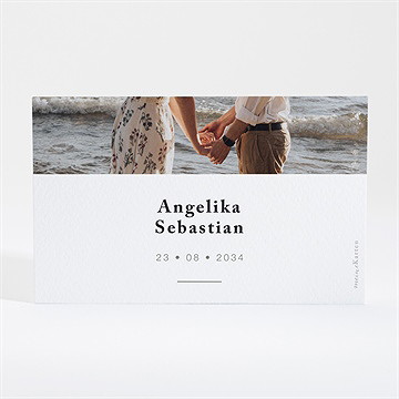 Antwortkarte Hochzeit monogramm - Vue 2