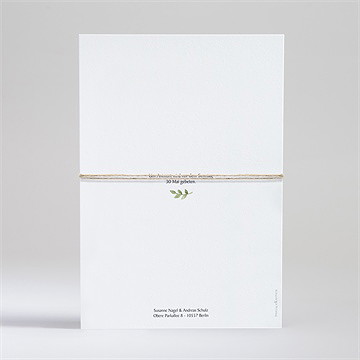 Hochzeitseinladung Frühlingsgrün - Vue 4