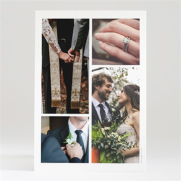 Dankeskarte Hochzeit frühlingsgrün - Vue 2