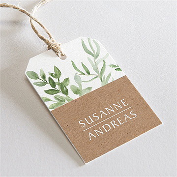 Geschenkanhänger Hochzeit frühlingsgrün