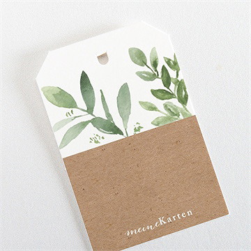 Geschenkanhänger Hochzeit frühlingsgrün - Vue 3