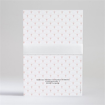 Hochzeitseinladung Art Deco Romantik - Vue 4