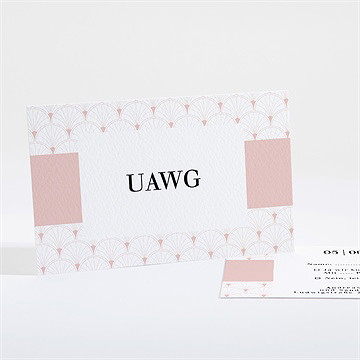 Antwortkarte Hochzeit Art Deco Romantik