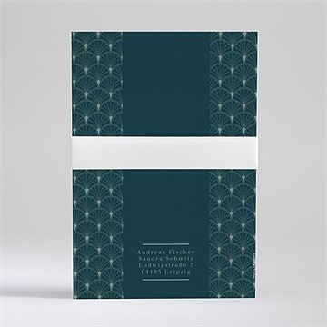 Hochzeitseinladung Art Deco Eleganz - Vue 4