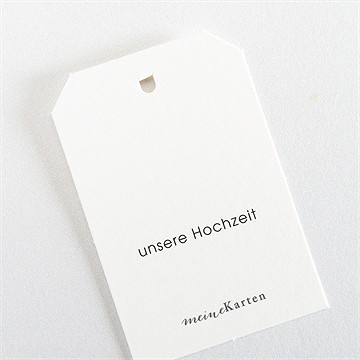 Geschenkanhänger Hochzeit pures design - Vue 3