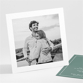 Hochzeitseinladung polaroid der liebe