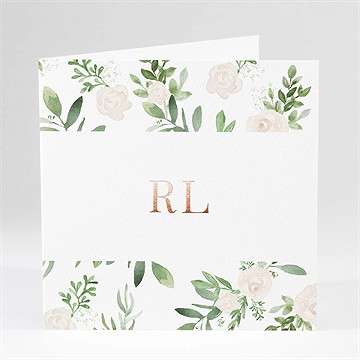 Hochzeitseinladung Frühlingsrosen