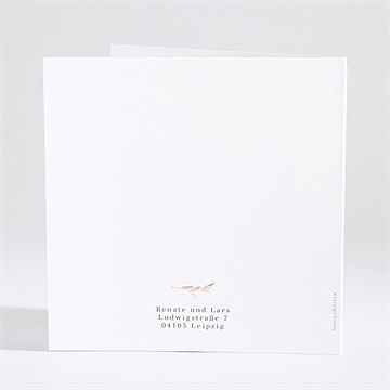 Hochzeitseinladung Frühlingsrosen - Vue 4