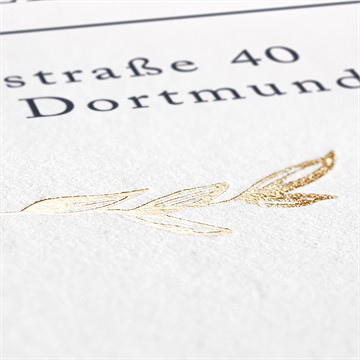 Geburtskarte Initial In Kupfer - vue 5