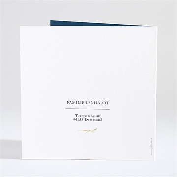 Geburtskarte Initial Gold - Vue 4