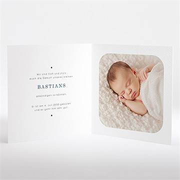 Geburtskarte Silber Und Aquarell - vue 3