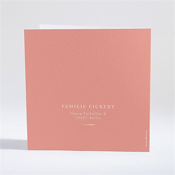 Geburtskarte Vergoldeter Initial - Vue 4