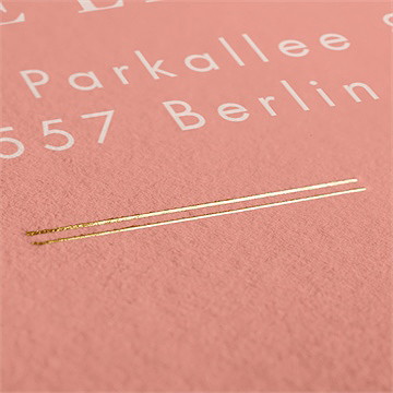 Geburtskarte Vergoldeter Initial - Vue 5