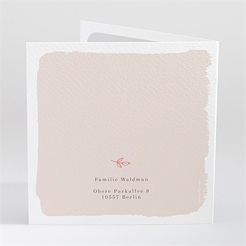 Geburtskarte Schaukelpferd Mädchen - Vue 3