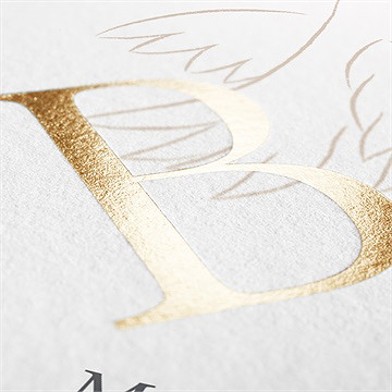 Einladung Taufe goldene taube - Vue 2