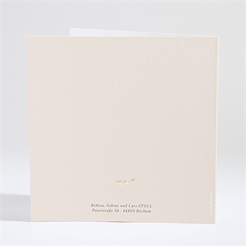 Einladung Taufe goldene taube - Vue 4