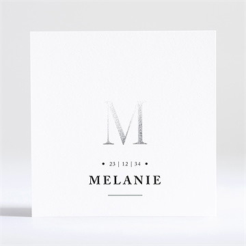 Geburtskarte Edel & Schlicht