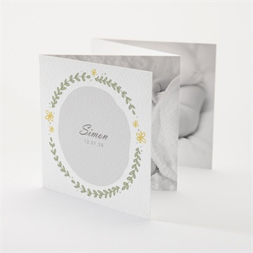 Geburtskarte Bärchen girlande