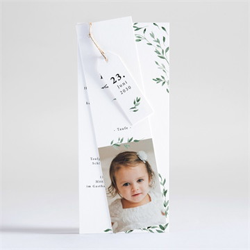 Einladung Taufe naturbezogen