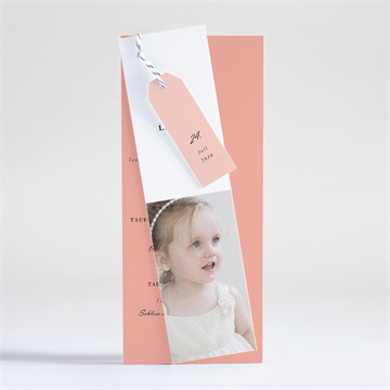 Einladung Taufe kartentrio rosa