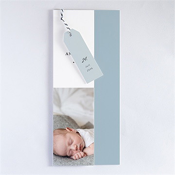 Einladung Taufe Kartentrio Blau - Vue 3