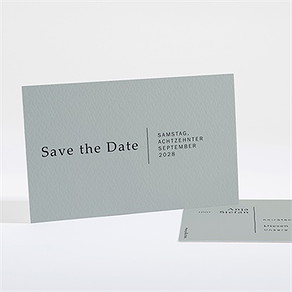 Save the Date Karte lorbeergrün