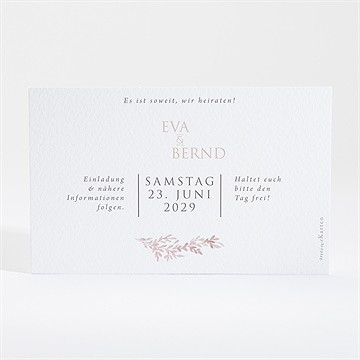 Save The Date Karte Goldene Weide - Vue 2